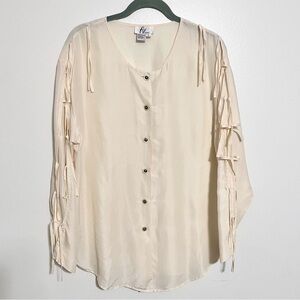 GUC Fiji sport 100% silk tunic top Size L MAKE AN OFFER